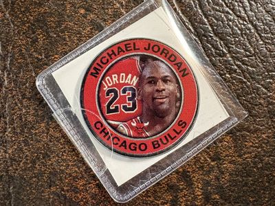 Vintage Michael Jordan Chicago Bulls #23 Collectible Sticker / Coin