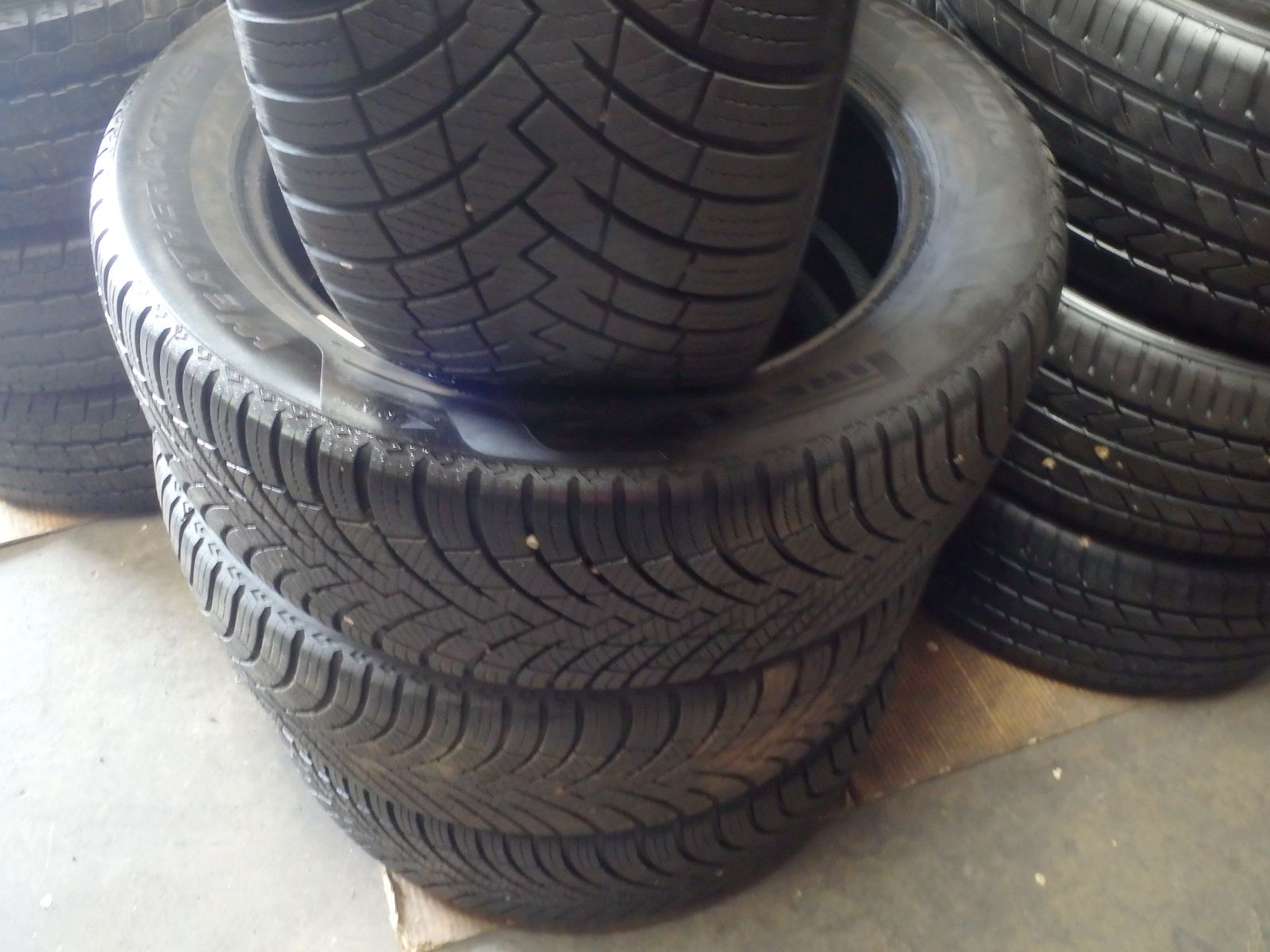 235/55R19 PIRELLI WEATHER ACTIVE SET OF USED TIRES