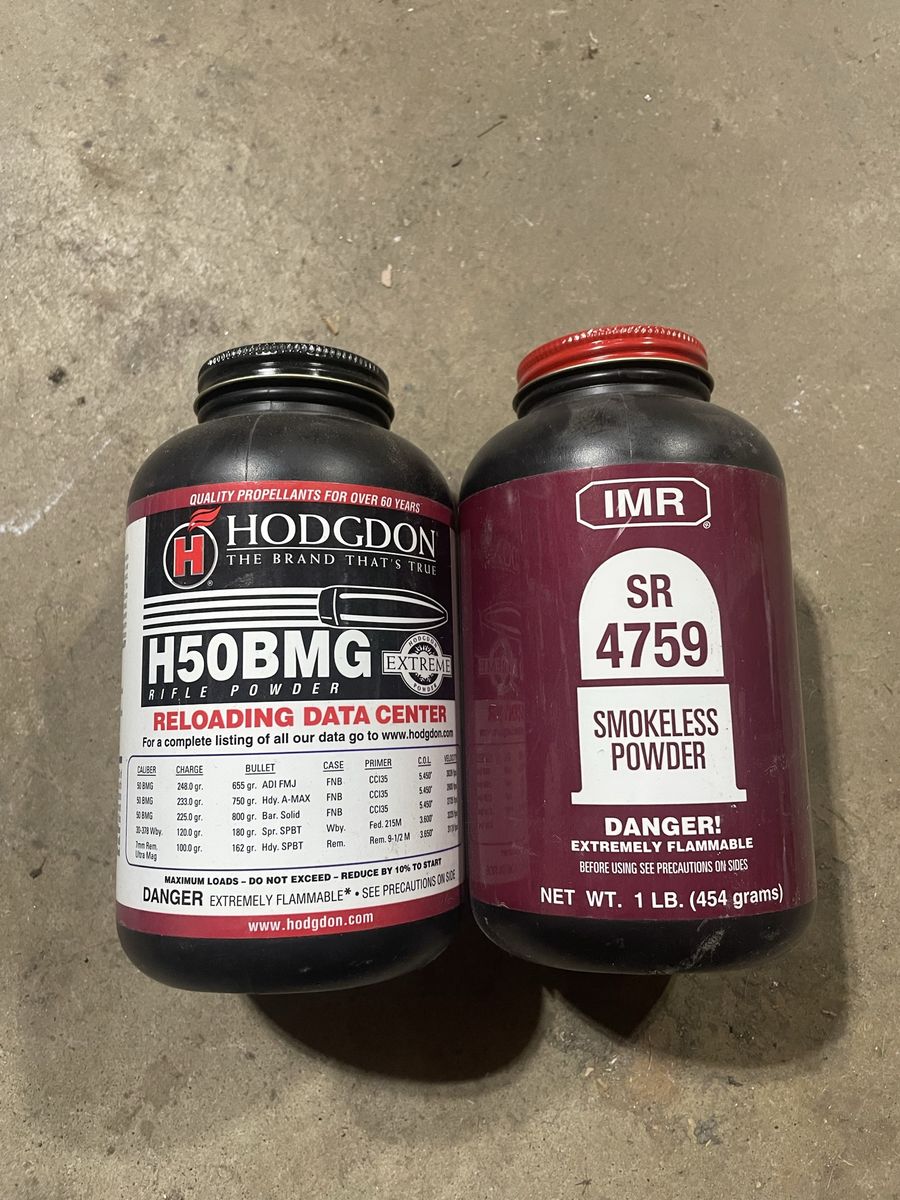 Hodgdon And IMR Powder