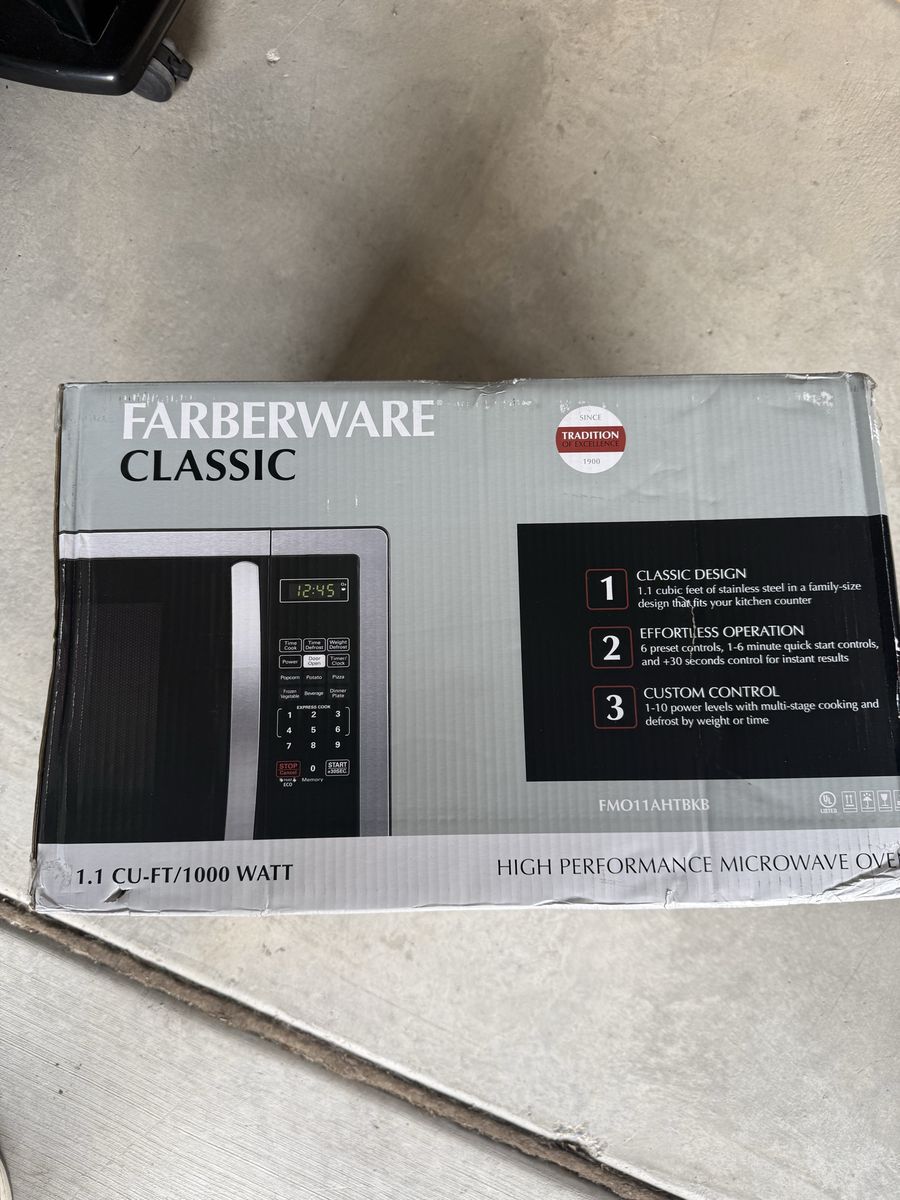 Farberware Classic Microwave 1.1 Cu ft (1000w)