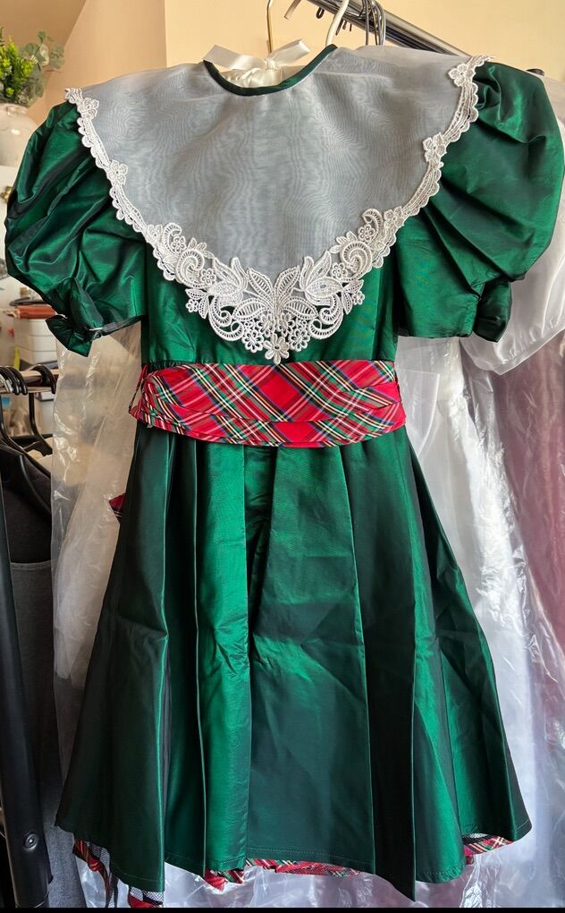 Little Girl Satin Holiday Party Dress Kids-Size 6