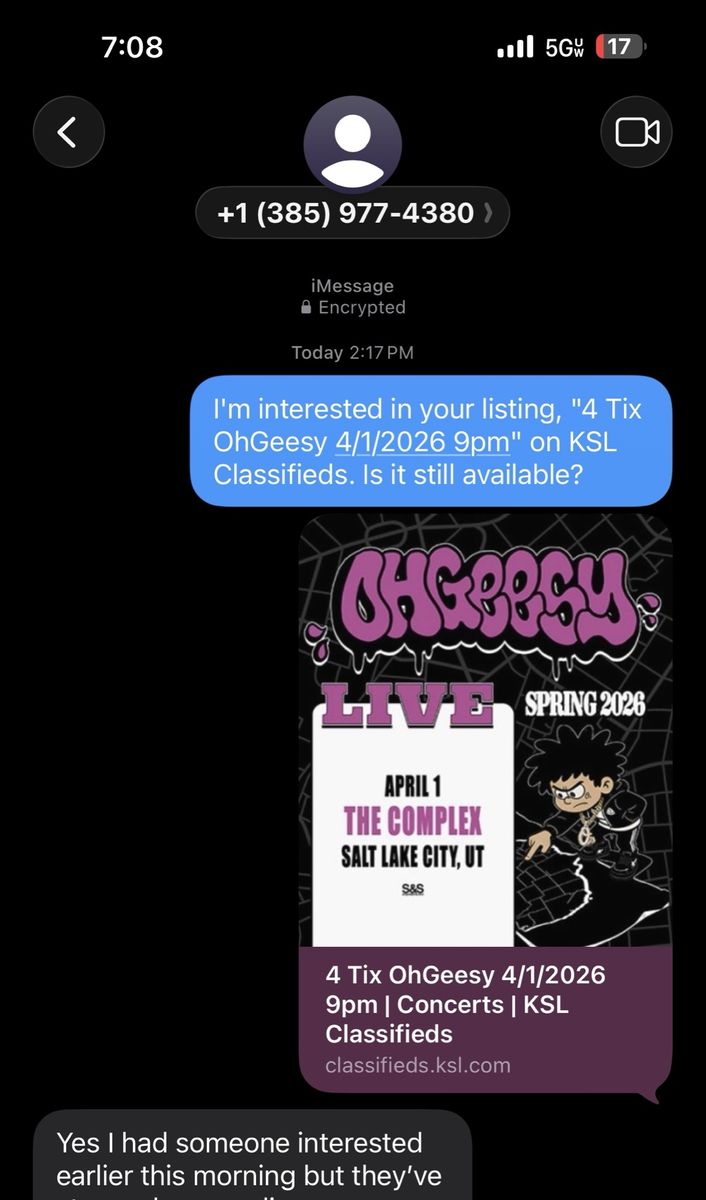 Classic Ticket Scam—Don’t Fall For It