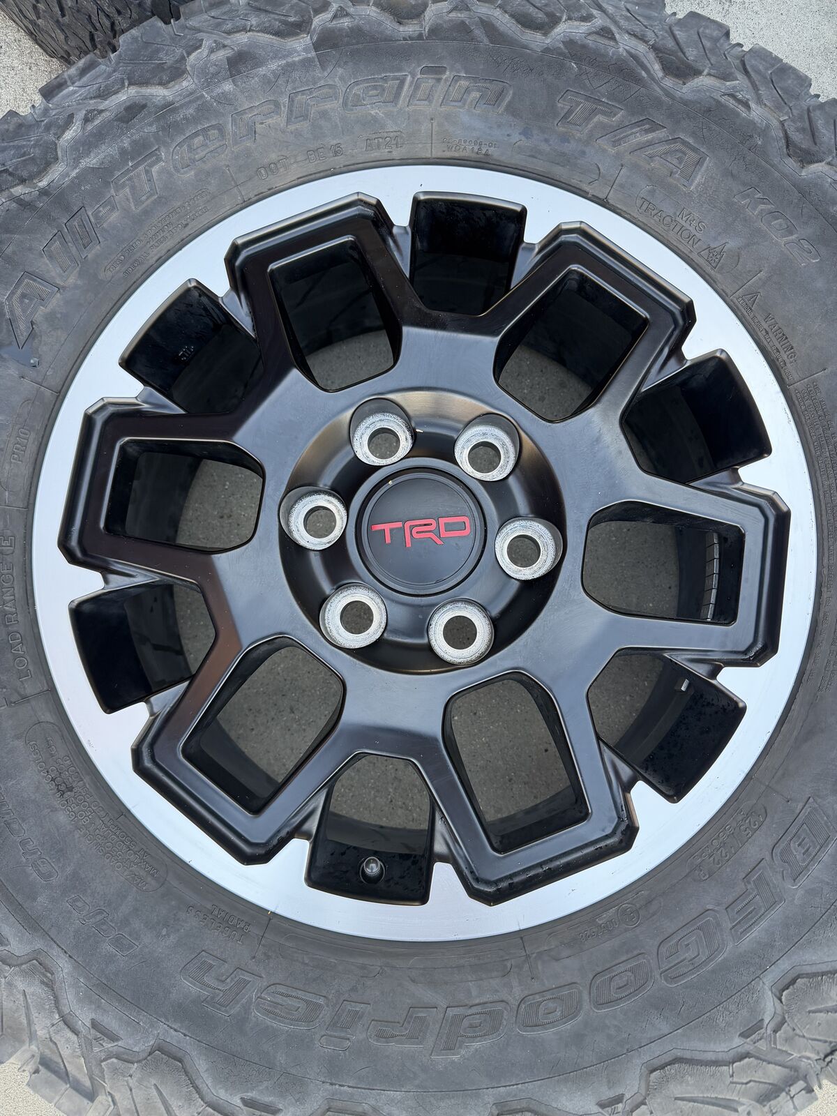 18 TRD Wheels Tacoma (4th Gen)