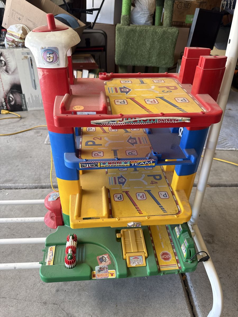Multi-Level Toy Parking Garage Playset