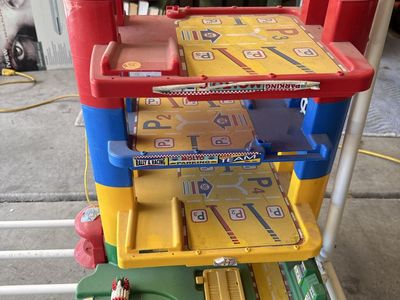 Multi-Level Toy Parking Garage Playset