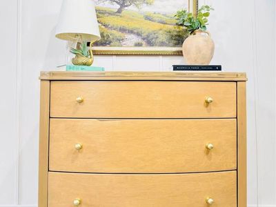 Modern Minimalist Boho Style 3 Drawer Dresser Chest | Modern Boho Dresser Chest