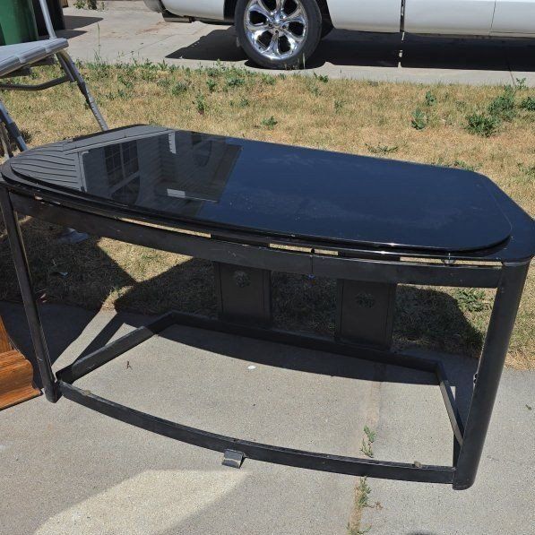 Glass Entertainment center