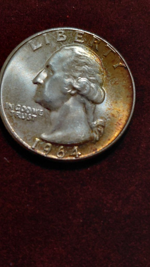 1964 Silver Washington Quarter - US Coin, Collectible