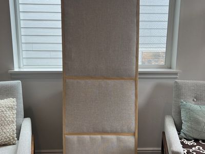 Custom Acoustic Panel Wood Frame Owen’s Corning with mounting hardware