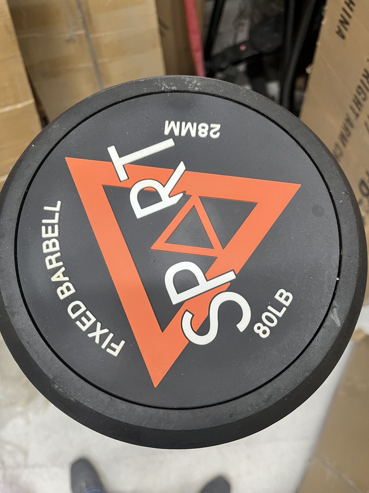 Spart 80 Lb Fixed Barbell