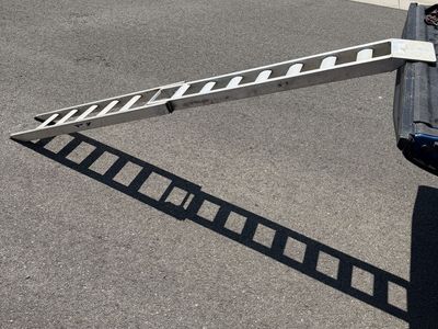 Fly Racing Folding Aluminum Loading Ramp - 8 Inch Width