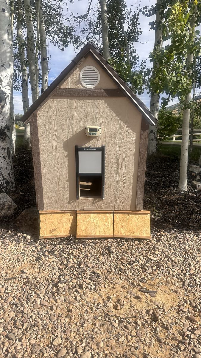 Automated ChickenGuard Chicken Coop - Auto Door & Individual Nesting Boxes
