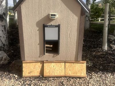 Automated ChickenGuard Chicken Coop - Auto Door & Individual Nesting Boxes