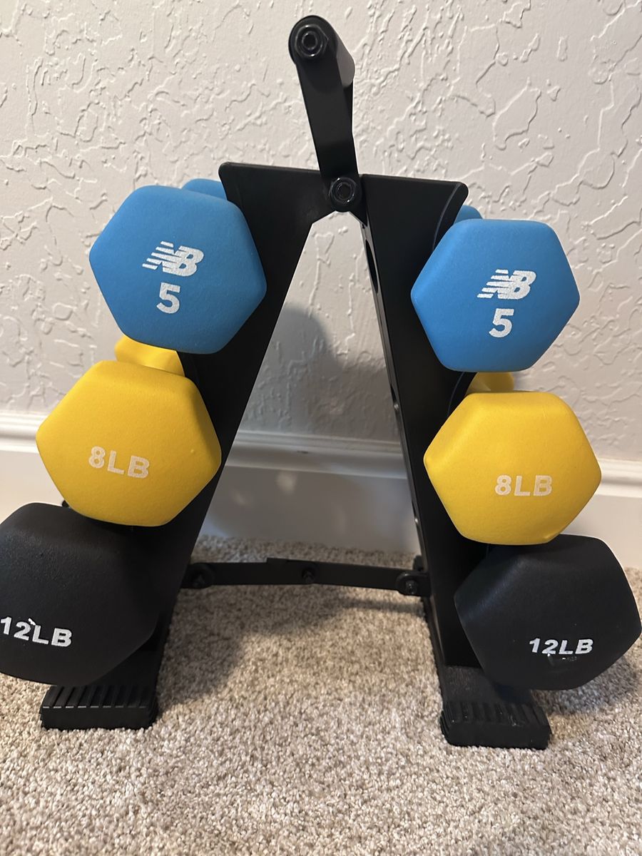 Dumbbell weight set 3, 5, 8 pound
