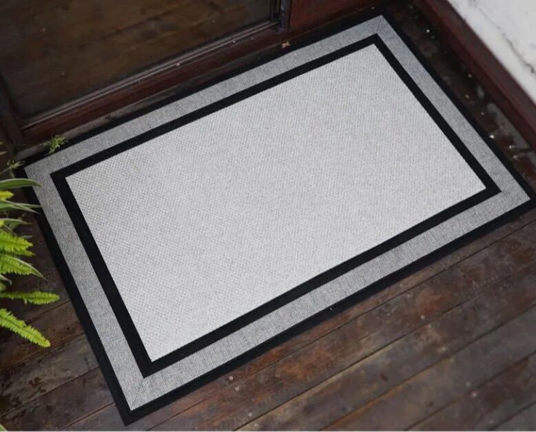 New Gray 30in x 47in Heavy Rubber Door Mat