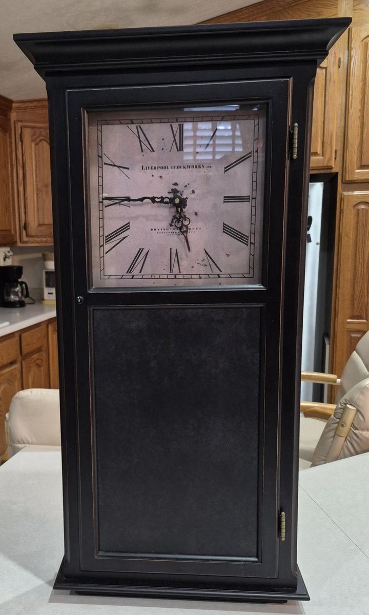 Liverpool Clockworks Ltd. Hanging Wall Clock with Glass Door