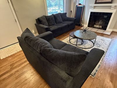 Black Couch Set