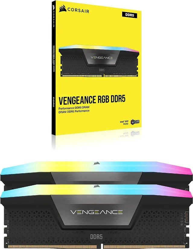 CORSAIR Vengeance RGB 32GB (2x16GB) DDR5 6400 CL36