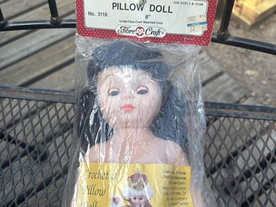 Vintage 1989 Fibre-Craft 8" Pillow Doll Form (No. 3119) NIP