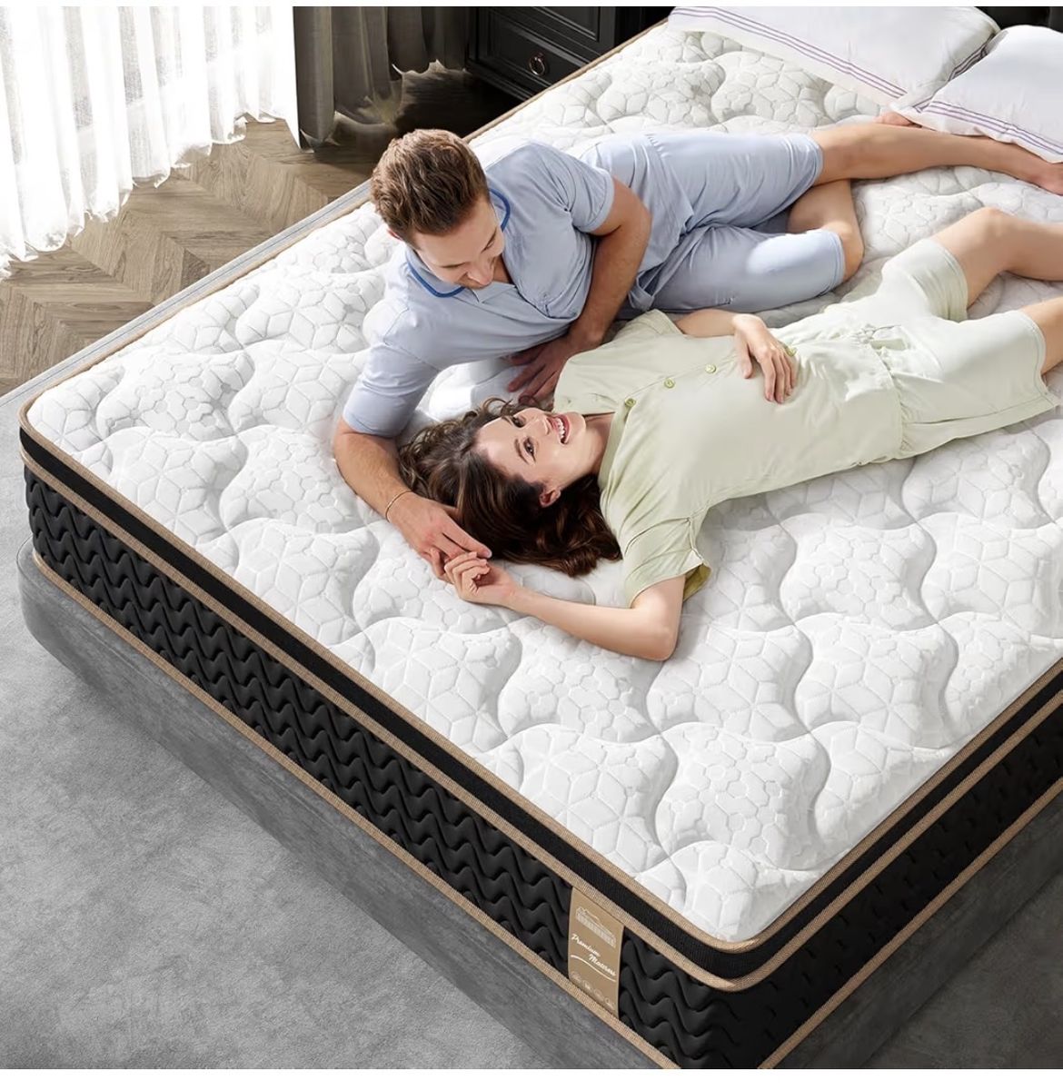 King Mattress- Hybrid- New