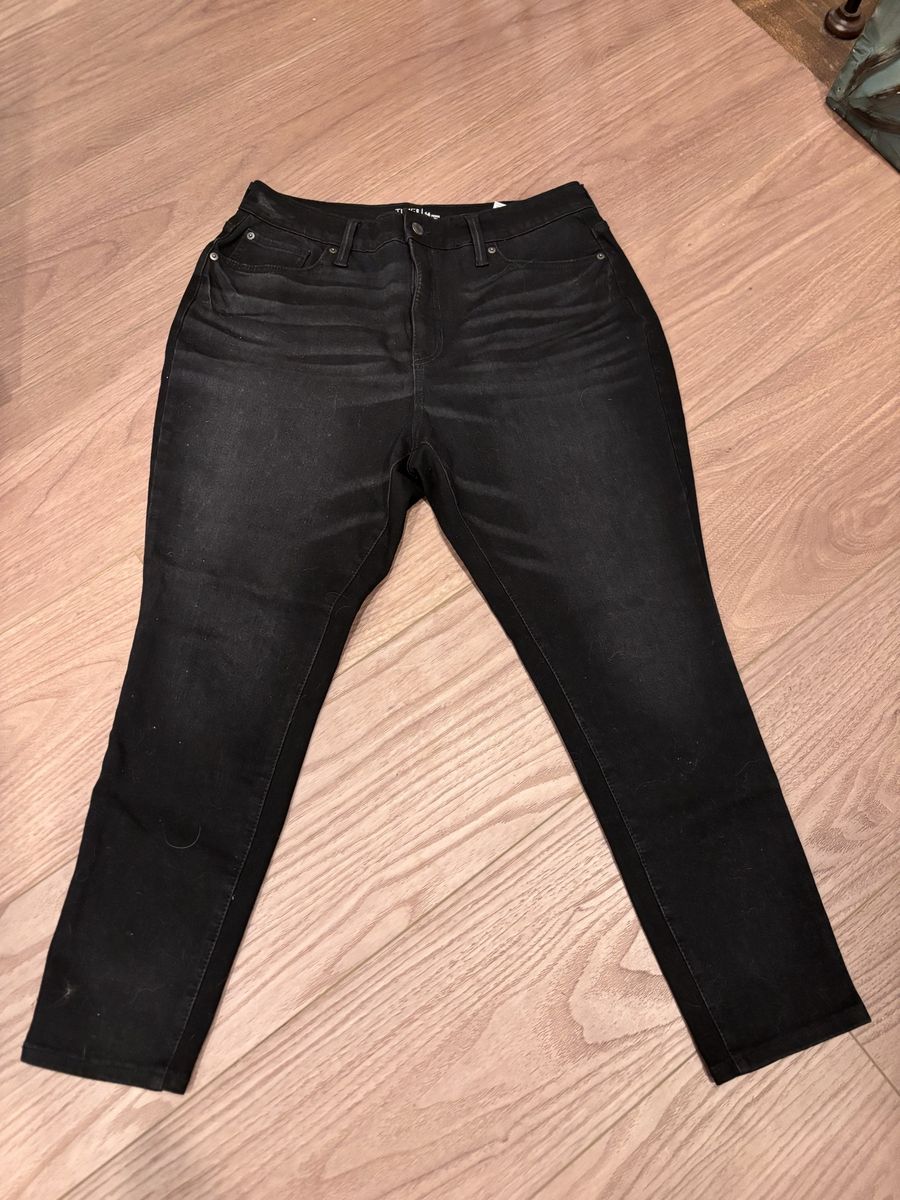 Women’s Black Jeans Size 14 High Rise Curvy