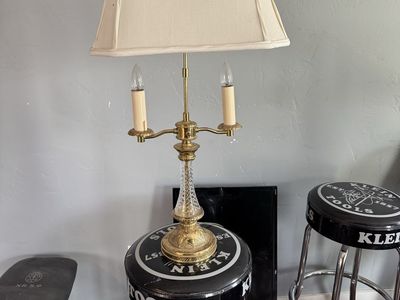 Brass vintage lamp