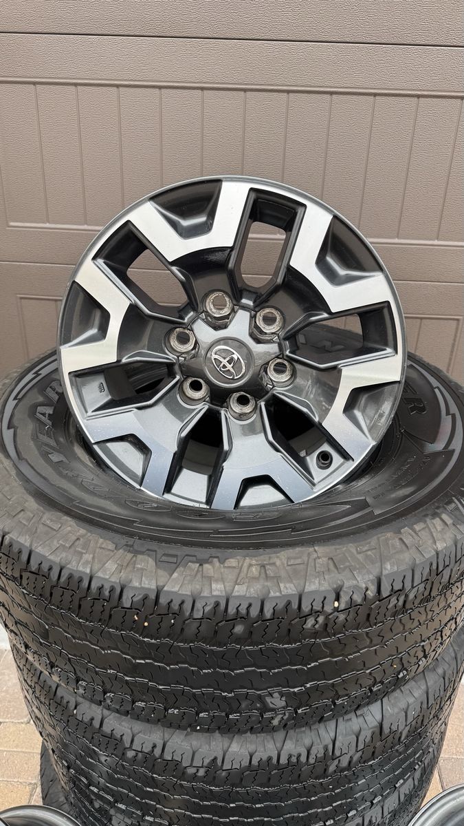 Toyota Tacoma TRD Sport Wheels 17-inch OEM Rims (Set of 4) with used tires
