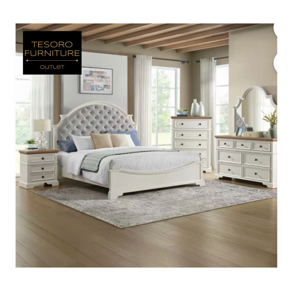 NEW KING BEDROOM SET WE OFFER DELIVERY