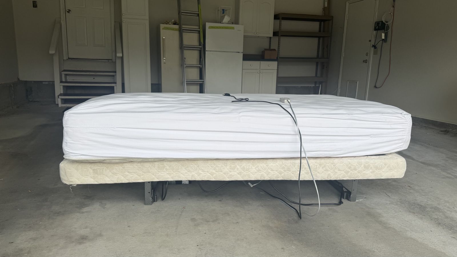 Free Adjustable Twin Bed with Mattress