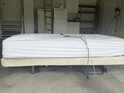 Free Adjustable Twin Bed with Mattress