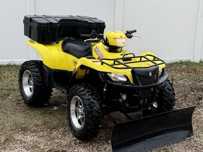 LOW MILES Suzuki King Quad 700 EFI 4x4 Snowplow