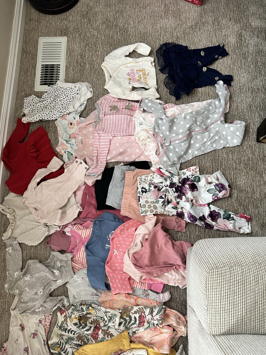 0-3 month girl clothes