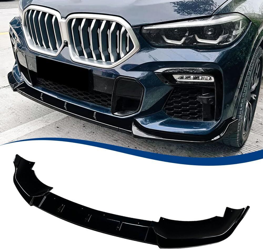 2019-2023 - BMW X6 M-Sport G06 Front Lip Bumper Spoiler Air Splitter
