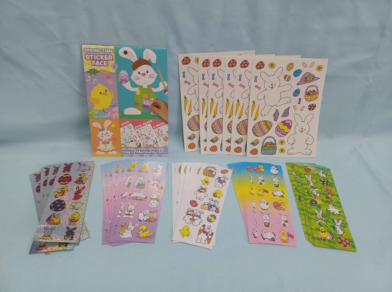 New!  Kid's Easter Sticker Activity Book and 64 Sticker Sheets