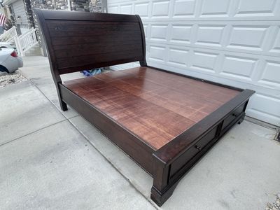 King Sleigh Bedframe