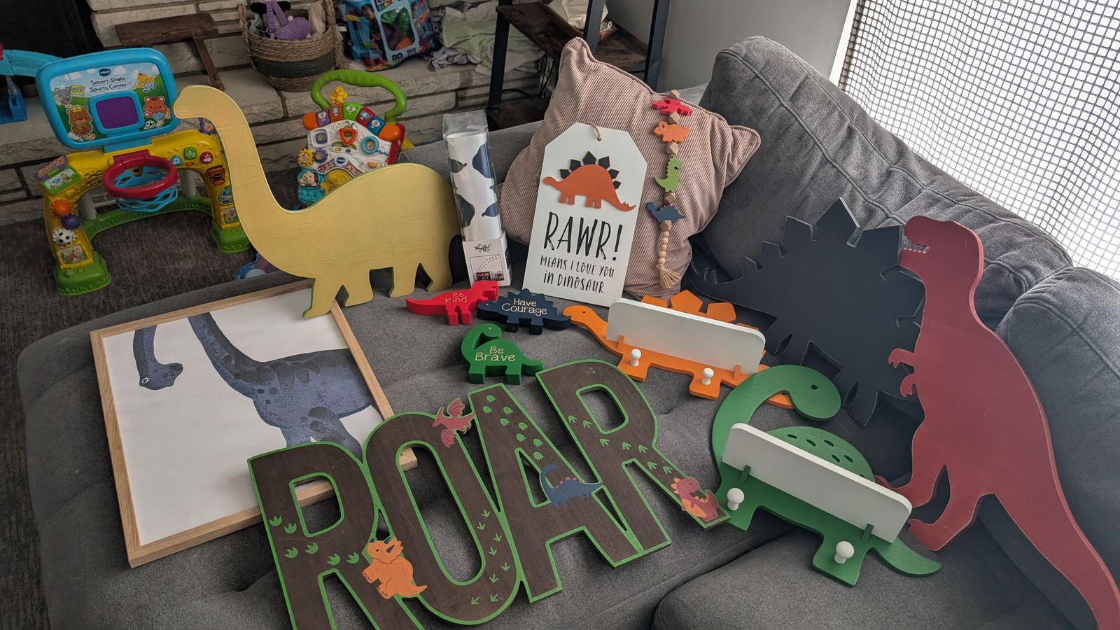 Dinosaur decor