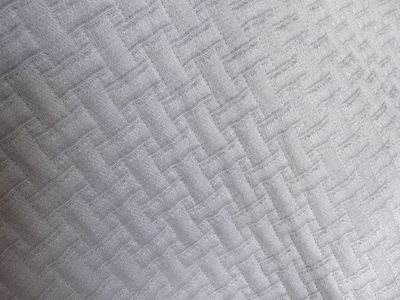 White Textured King Coverlet / Bedspread – 100” x 93” – RC Willey
