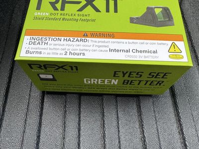 Viridian RFX11 Green Dot Reflex Sight - Shield Standard Footprint (brand new)