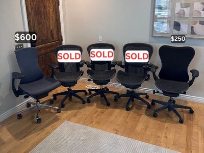 Herman Miller Chairs For Sale Aeron, Mirra, Embody