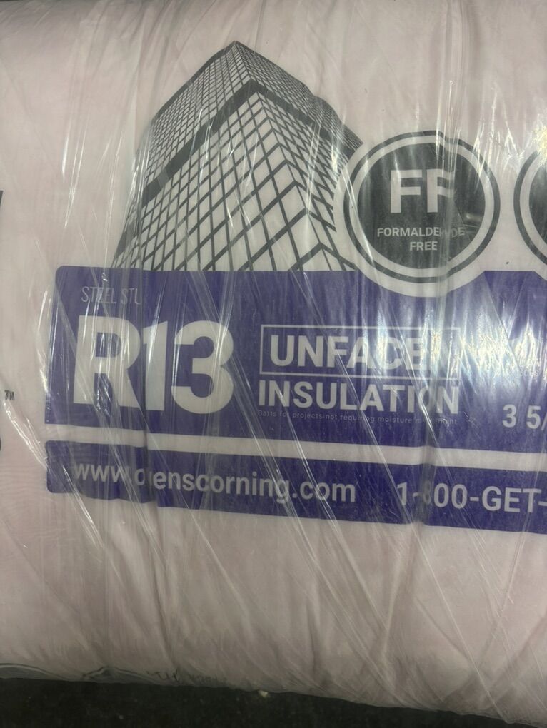 R13 Insulation 60 Ft.²