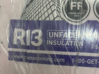 R13 Insulation 60 Ft.²