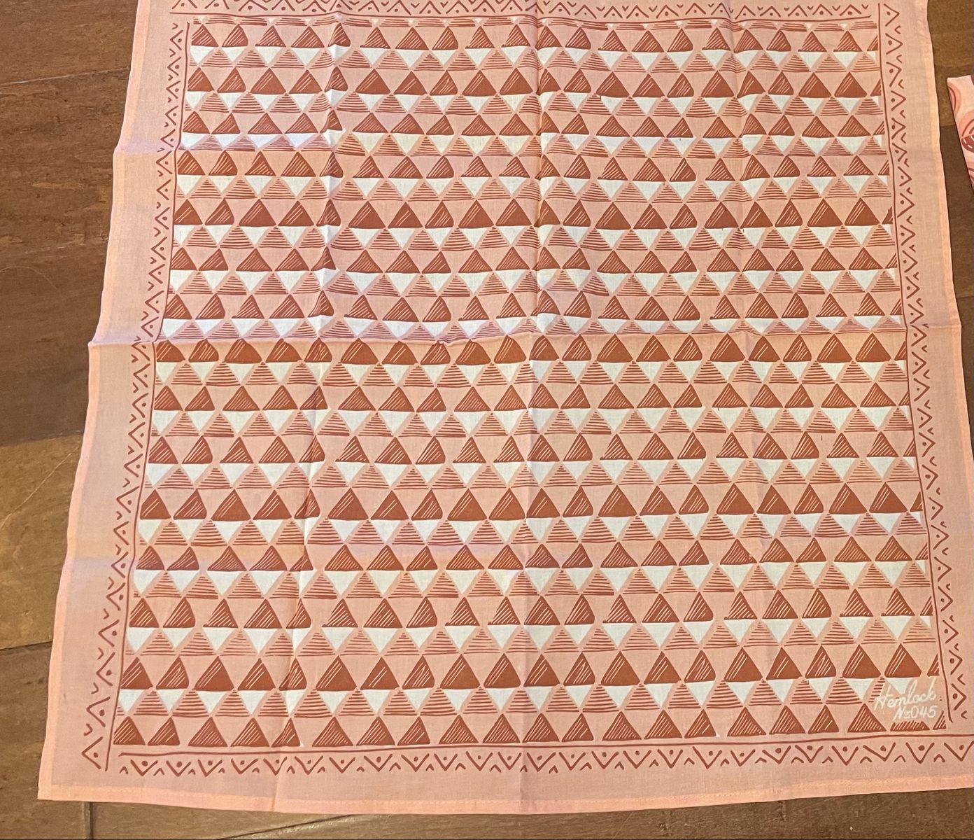 New Hemlock Bandana Peach/Red - 2 Available