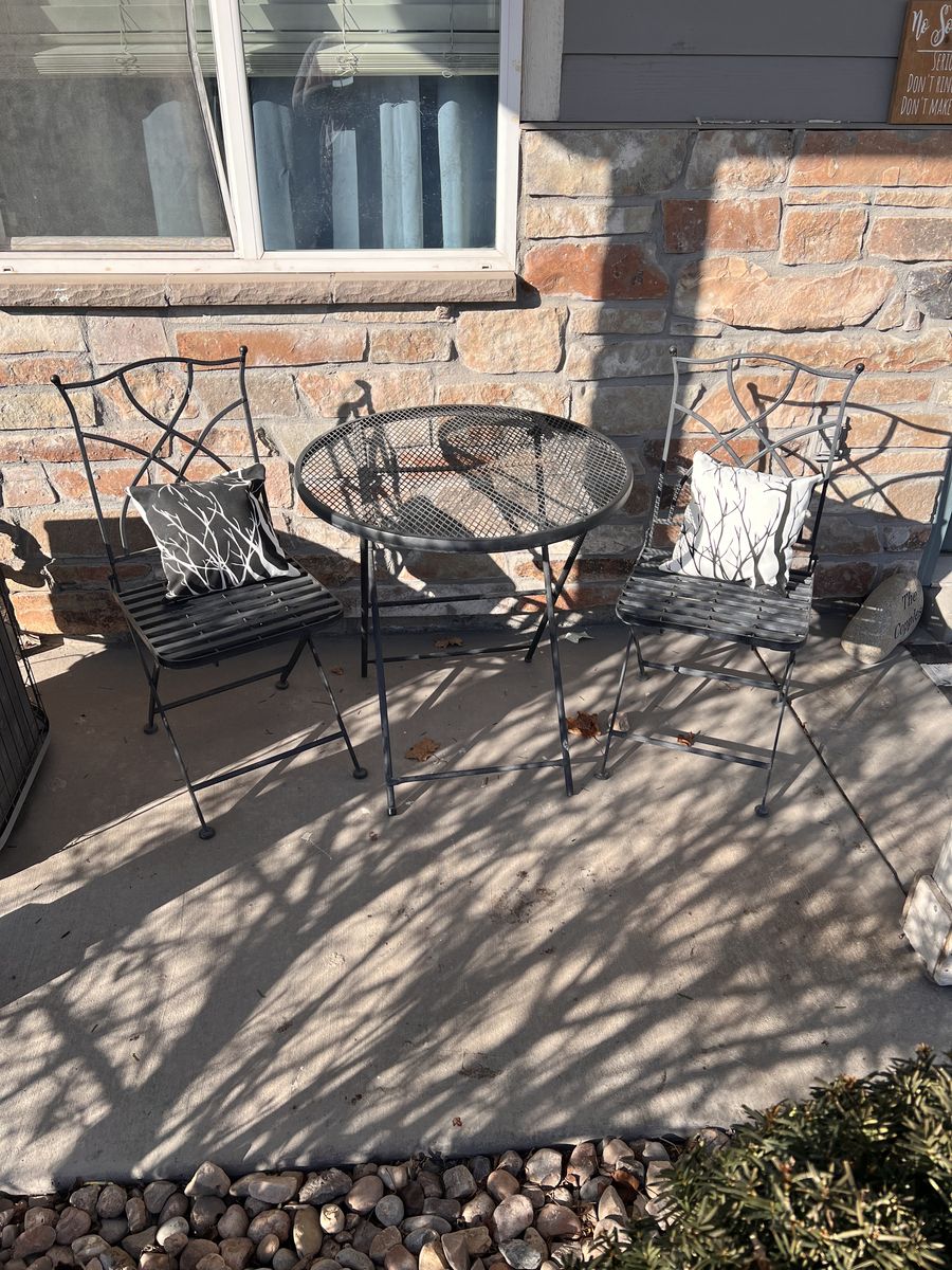 Rod Iron Bistro Set