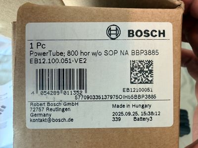 Bosch PowerTube 800 (800Wh) eBike Battery – Like New (Only 60 Miles)