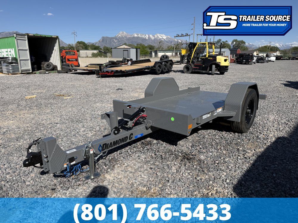 5x10 Diamond C DSA Scissor Lift Tilt Trailer - 7K GVWR -