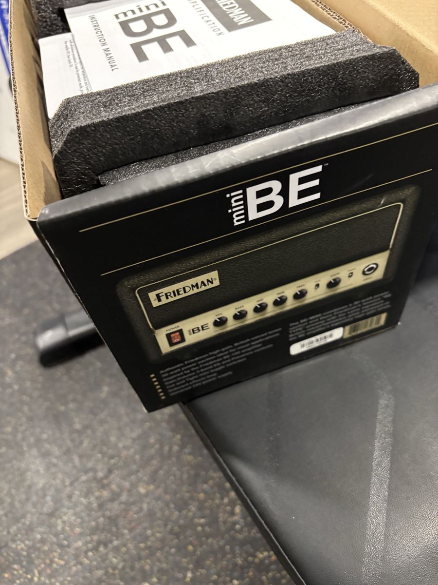 Friedman Mini BE Amp - Compact Guitar Amplifier Head with Instruction Manual