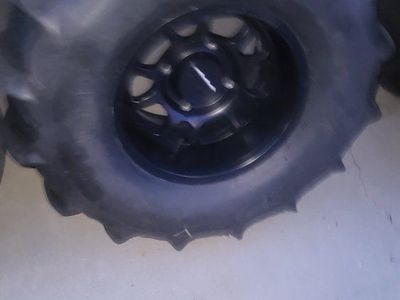 Packard 33x15-15 Ultra Light Tires and 33x13-15 front rough buff & Method race bead grip Wheels , Used
