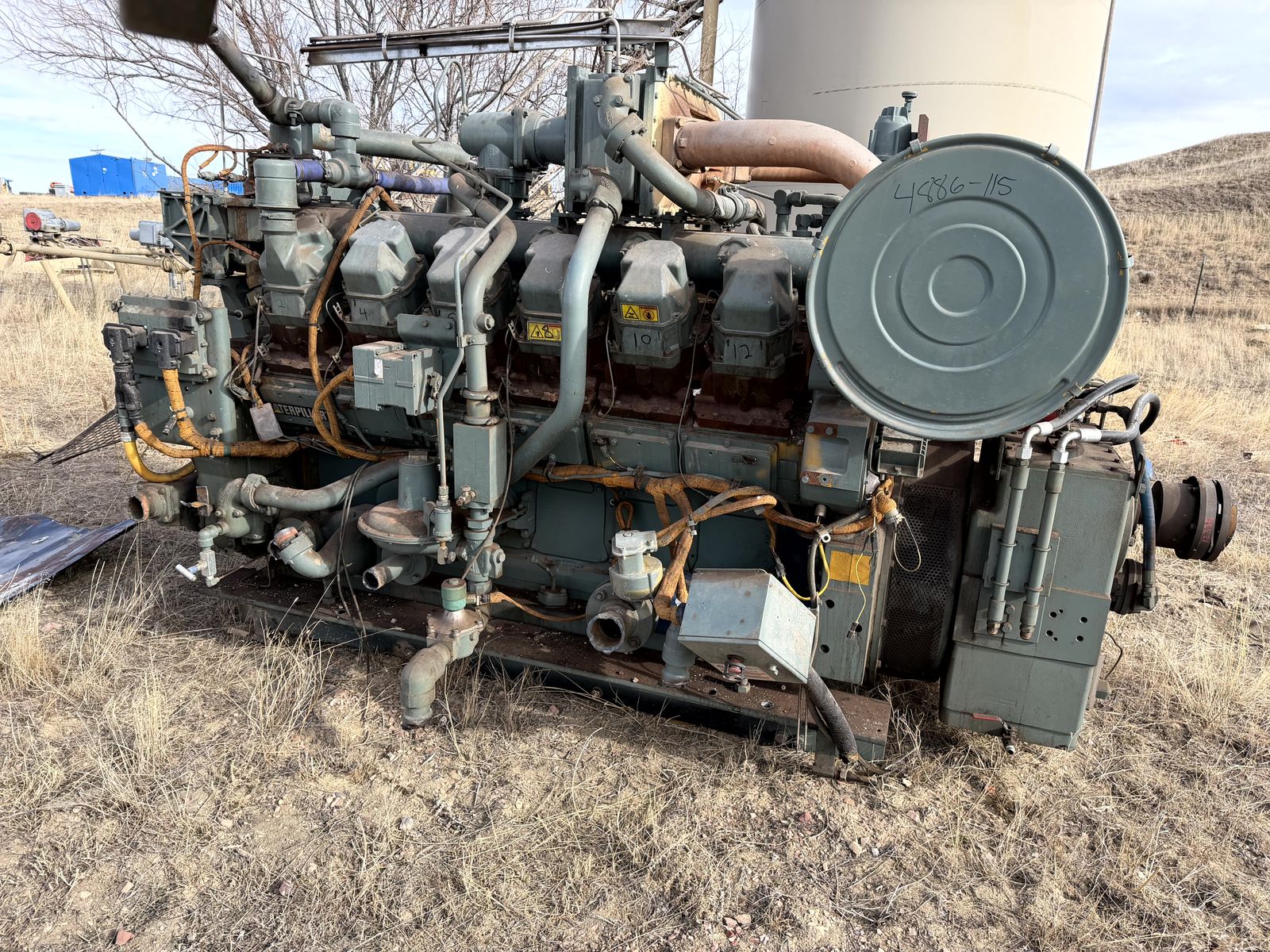 CAT G3512LE Natural Gas Engine Stock #4886-115