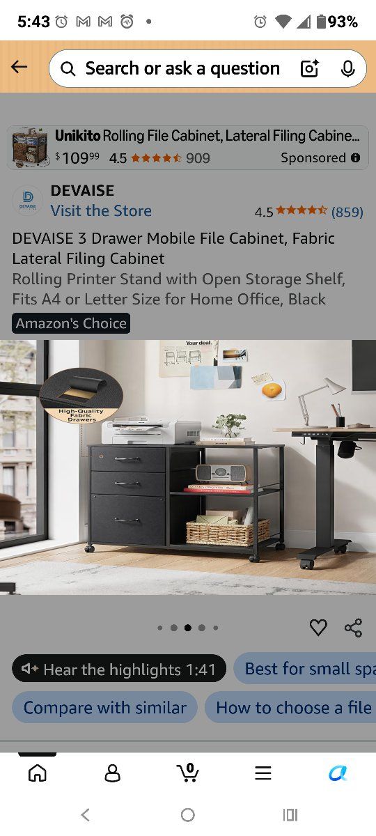 Office cart/side table