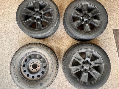 Ford F-150 20" Wheels with Pathfinder All-Terrain 275/55R20 Tires